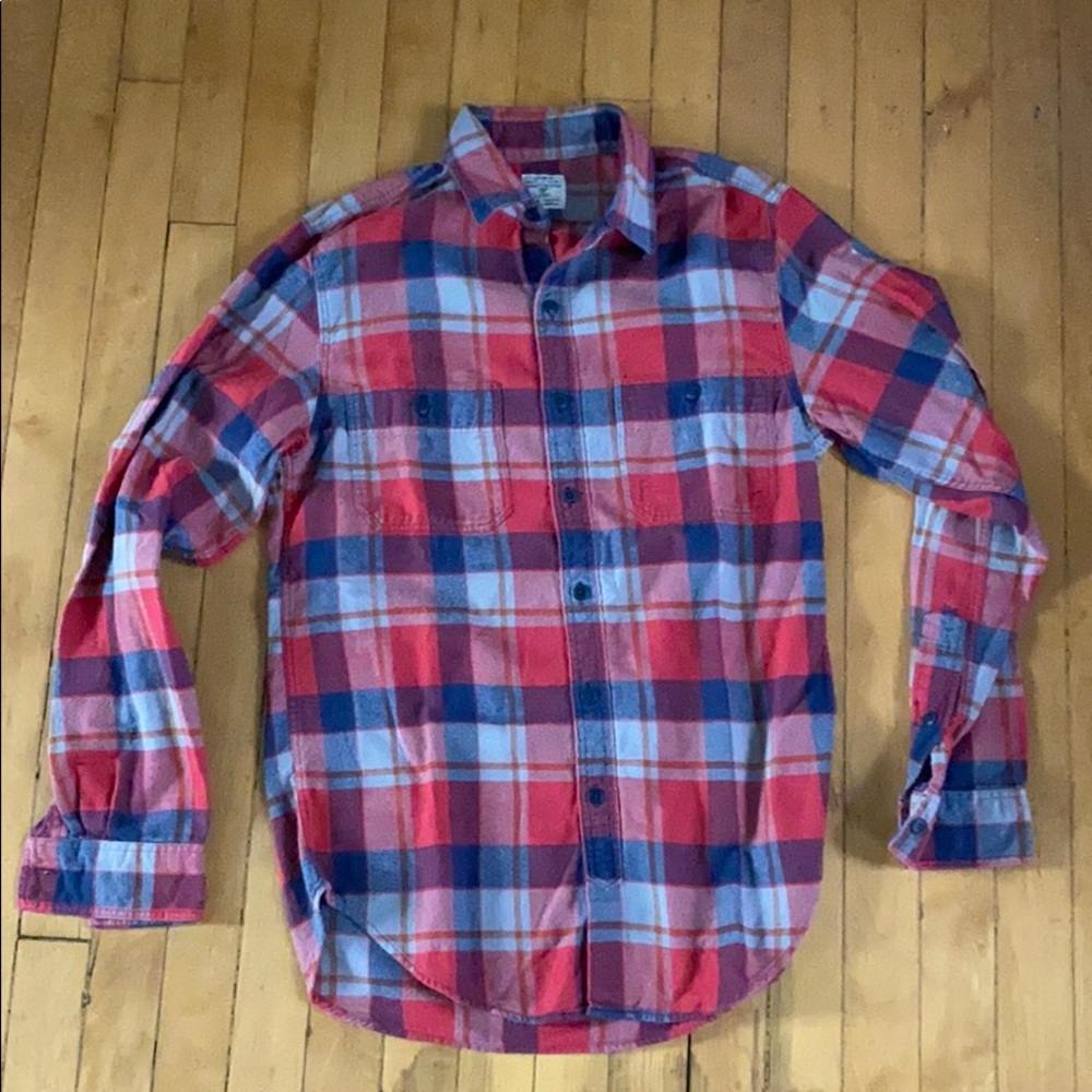 J.Crew Small Red Flannel